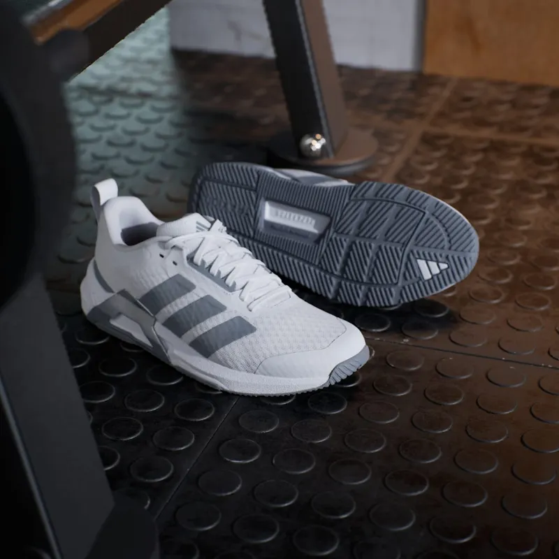 Adidas Dropset Control Training Shoes Cloud White / Grey / Lucid Red (JS3121)