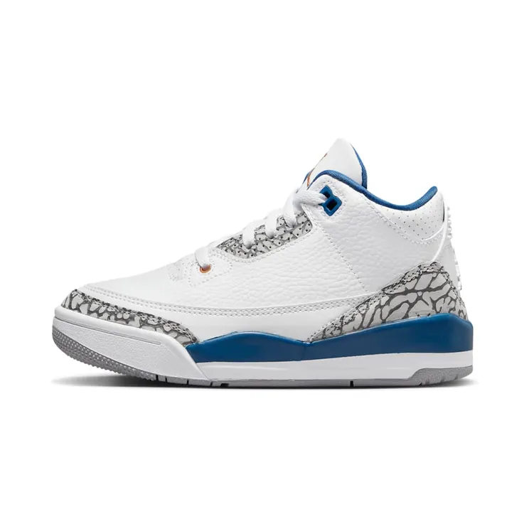 Jordan 3 Retro Wizards “White / True Blue / Cement Grey / Metallic Copper” (DM0966-148)