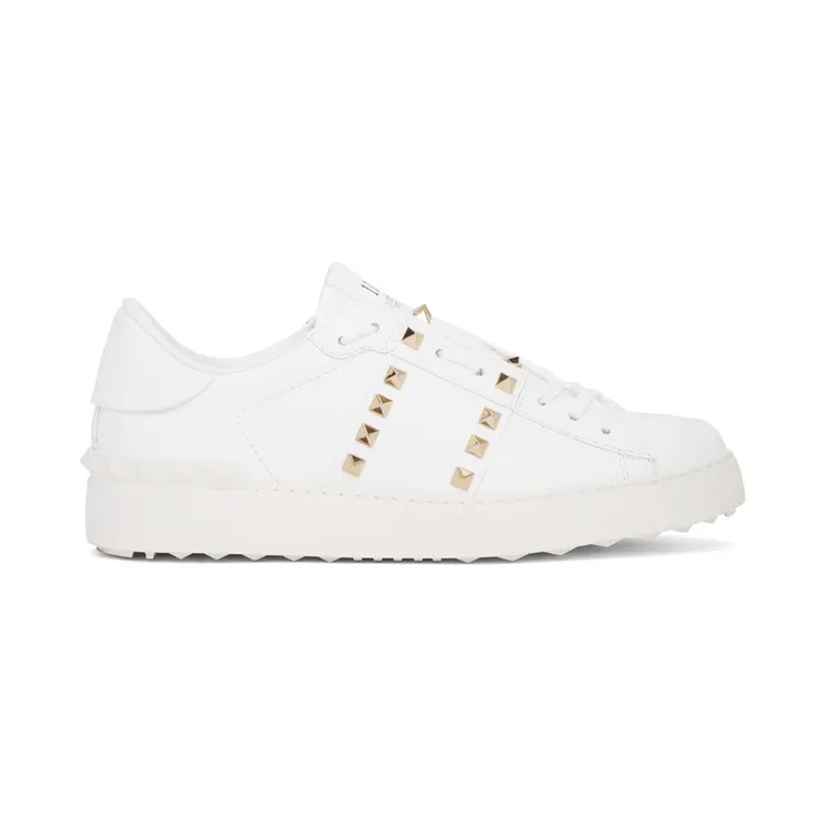 Valentino Garavani White Rockstud Untitled Open Sneakers (WW2S0A01BHS)
