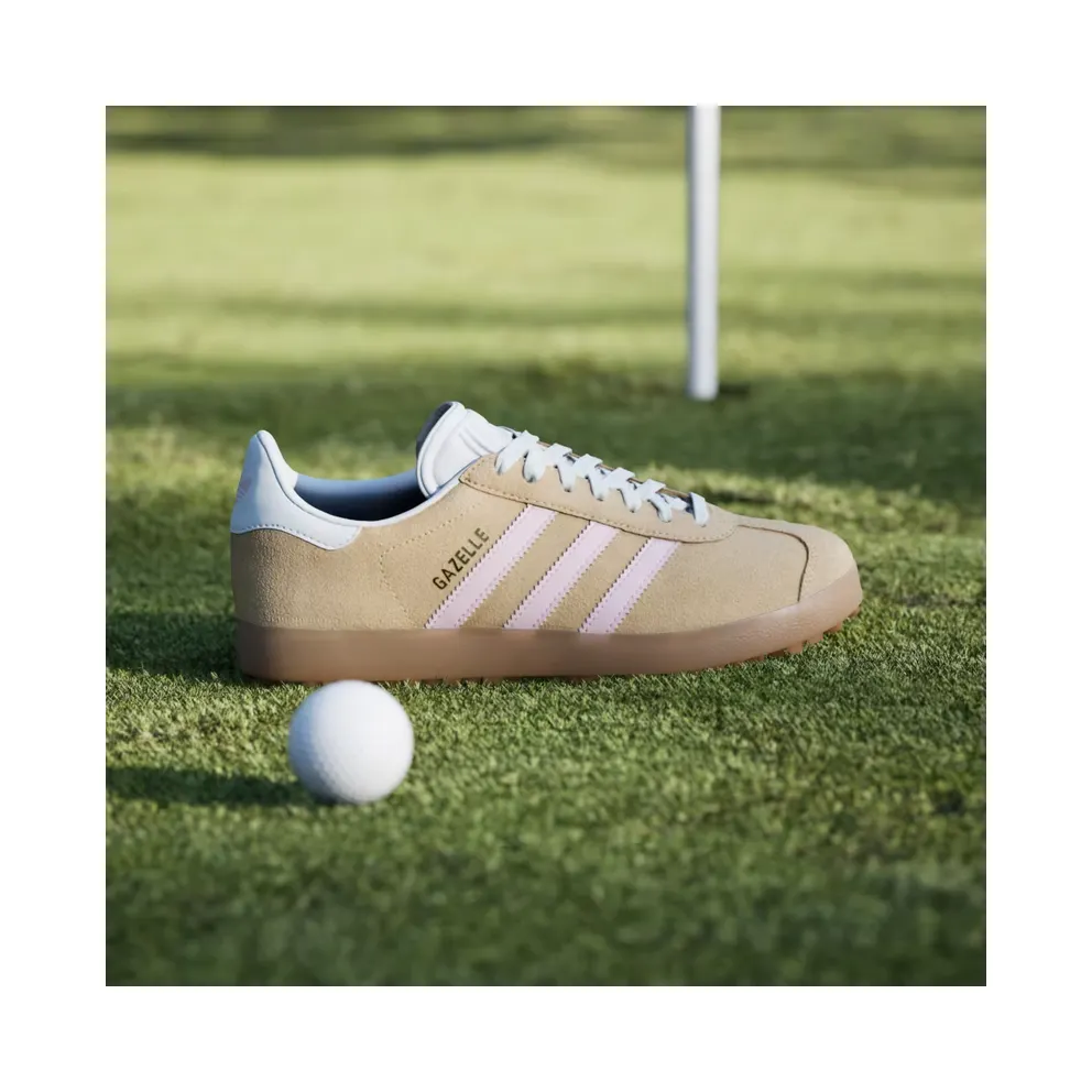 adidas Gazelle Spikeless Golf Ice Tangerine Clear Pink (JR4471)