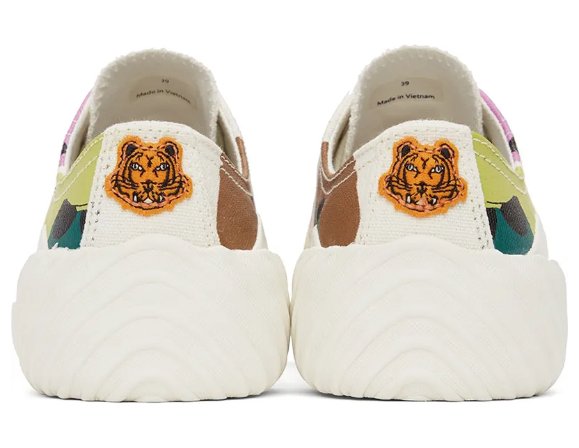 Kenzo White Tribute Sneakers (FC55SN430F73) (4)