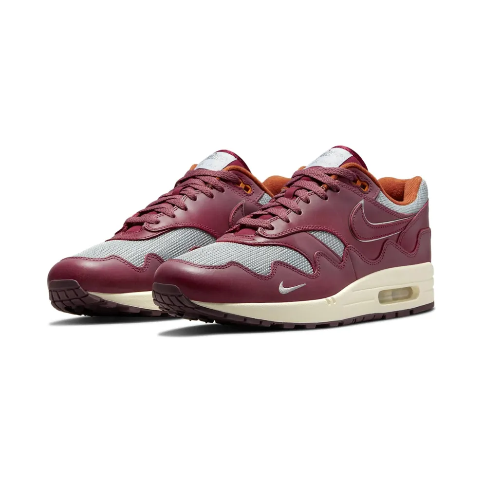 Nike x Patta Air Max 1 Waves Rush Maroon (DO9549-001)
