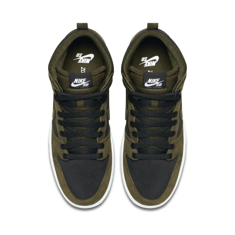 Nike SB Dunk High Pro Loden (2017) – “Medium Olive / Black / White” (854851-330)
