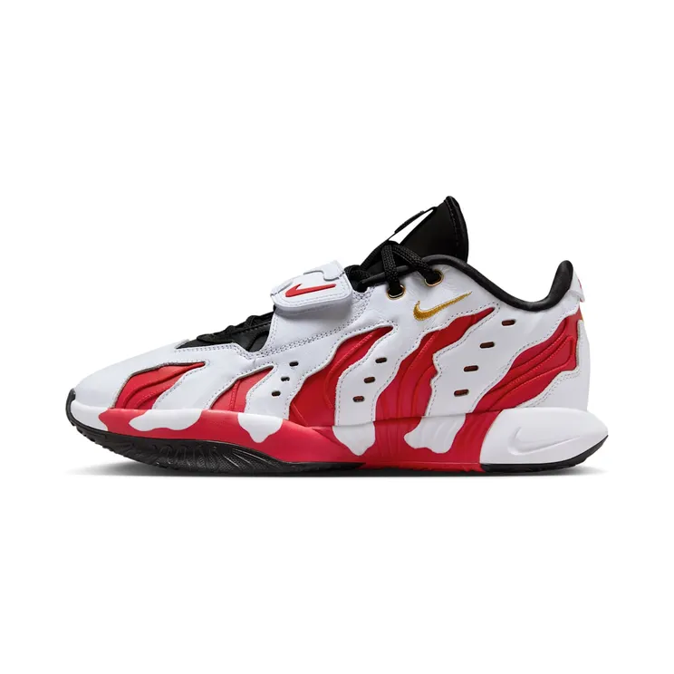 Nike LeBron 21 Prime 96 Varsity “White / Fire Red / Black / Metallic Gold” (HV1221-100)