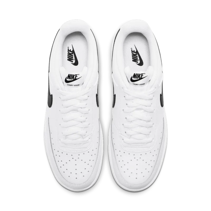 Nike Court Vision Low White Black White/White/Black (CD5463-101)