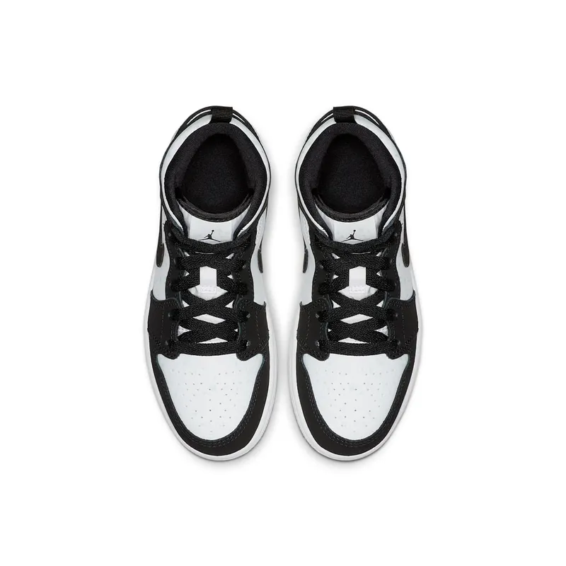 Jordan 1 Mid White Black Teal Tint (PS) White/Black-Teal Tint (BQ6932-103)
