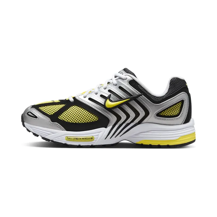 Nike Air Pegasus 2K5 “White / Metallic Silver / Black / Opti Yellow” (HQ5718-100)
