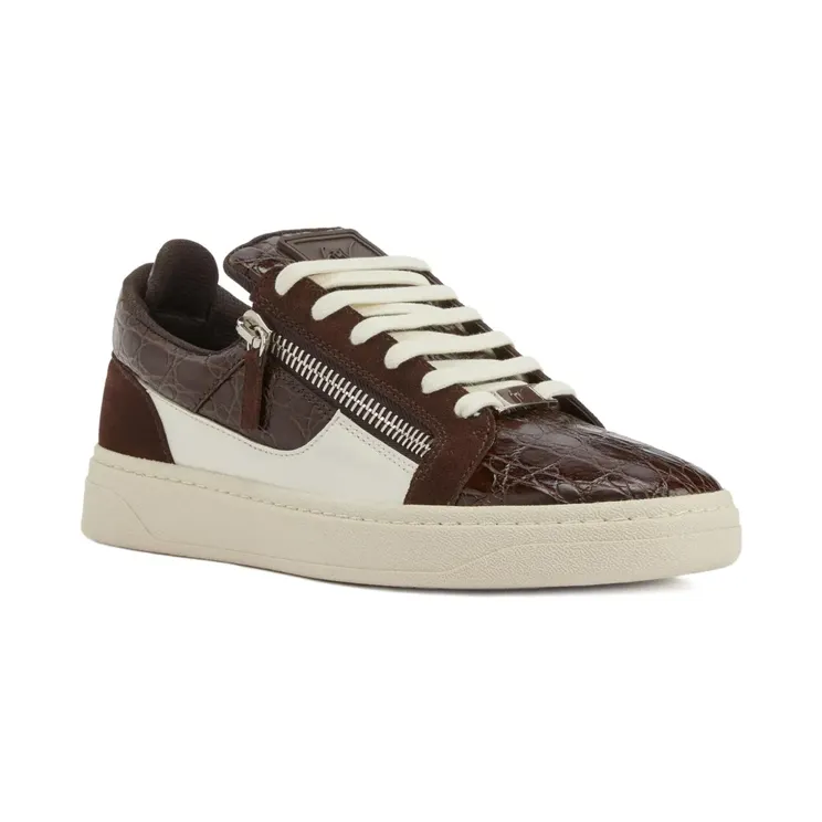 Giuseppe Zanotti GZ94 met vlakken en rits “Brown” (RU50021002)