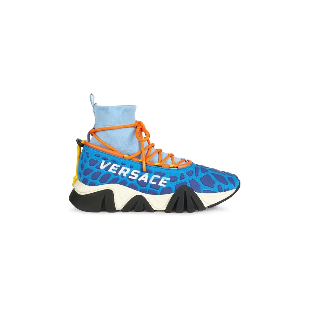 Versace Squalo Knit High Drawstring Blue
