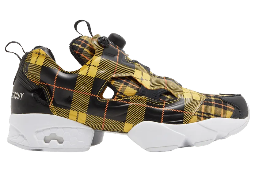 Reebok Instapump Fury Opening Ceremony Plaid Yellow Yellow/Black (Other Brands Reebok)