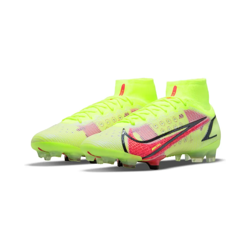 Nike Mercurial Superfly 8 Elite FG Volt Black Bright Crimson (CV0958-760)