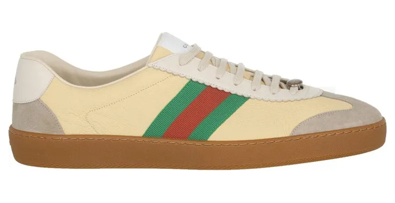 Gucci G74 Web Low Sneakers Oatmeal (521681 0PV20 9560)