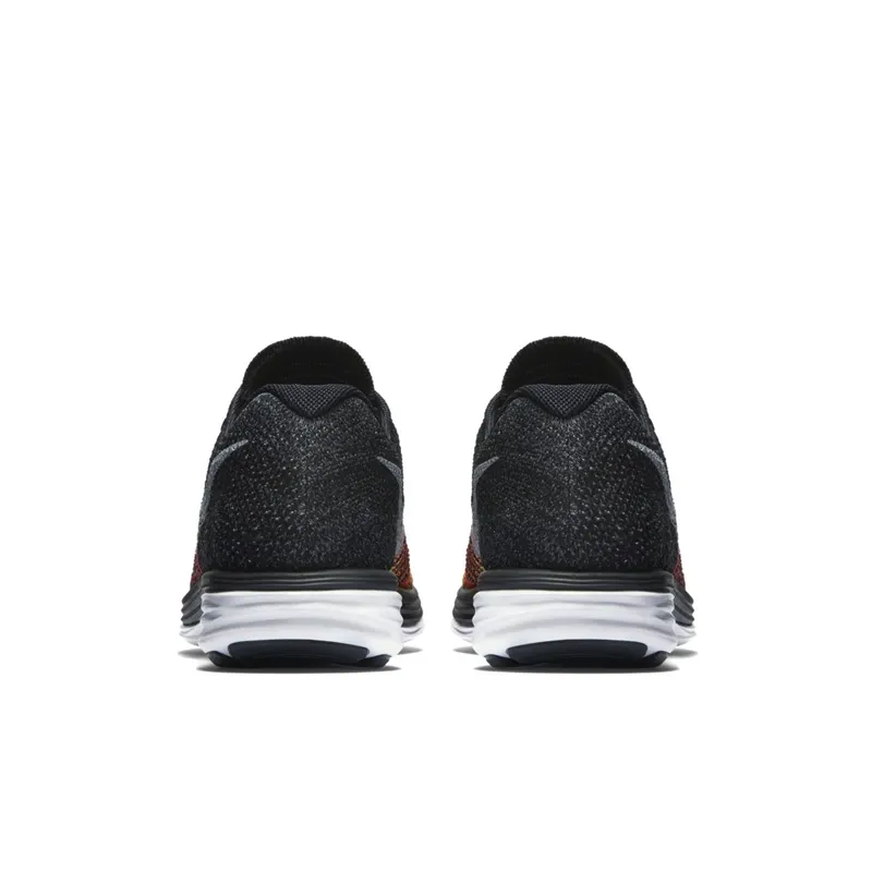 Nike Flyknit Lunar3 Orange Toe Black/White-Hot Lava-Volt (698181-007)