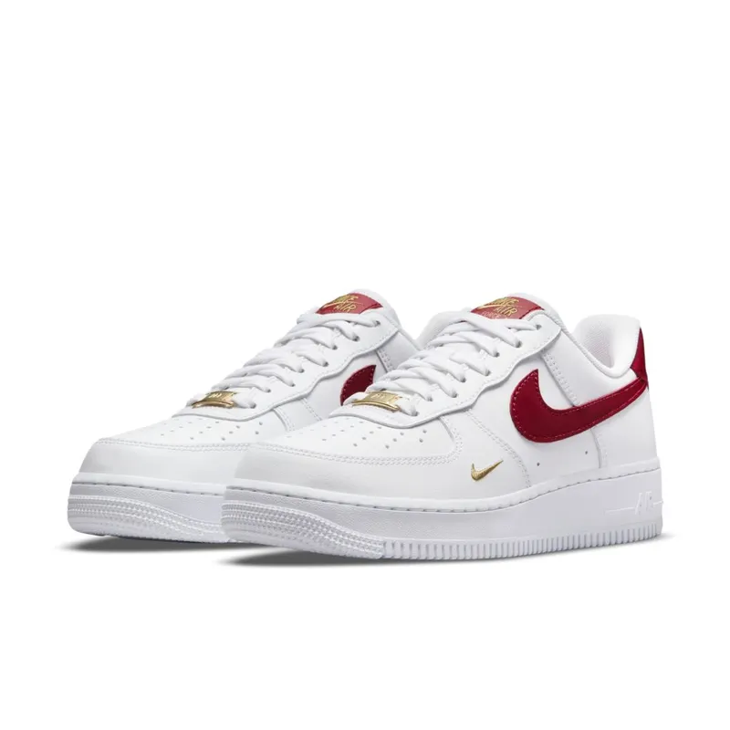 Nike Air Force 1 07 Red Mini Swoosh (CZ0270-104)