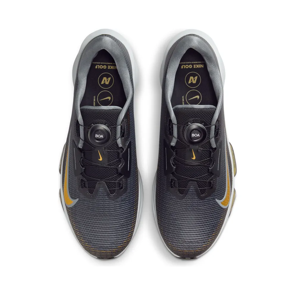 Nike Infinity Tour BOA 2 Black Cool Grey Pure Platinum Infinite Gold (FN6730-003)