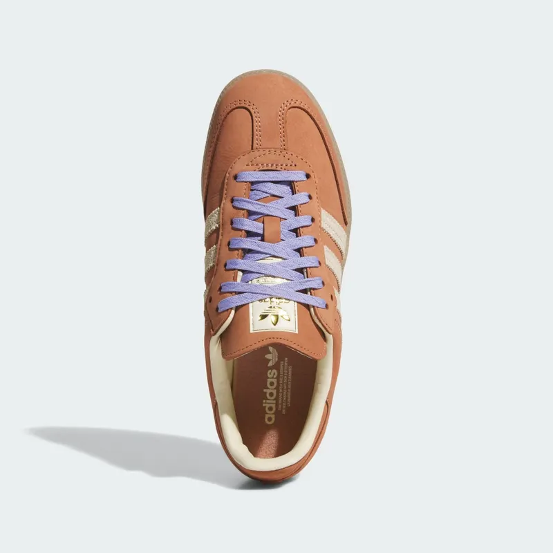 Adidas SAMBA OG Shoes Clay Strata / Warm Vanilla / Light Purple (KJ2310)