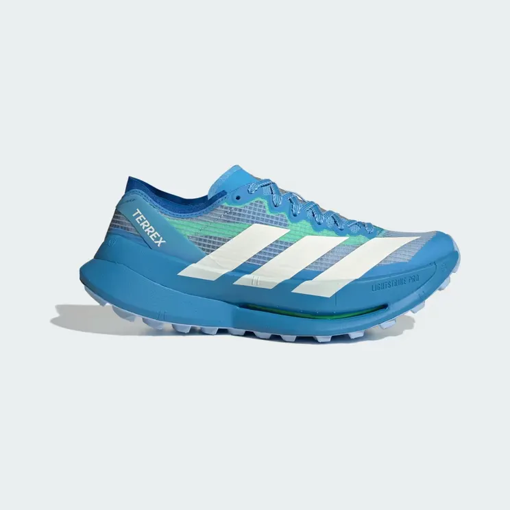 adidas Terrex Agravic Speed Ultra 2 Trail Running “Blue Burst / Off White / Lime Burst” (JS3535)