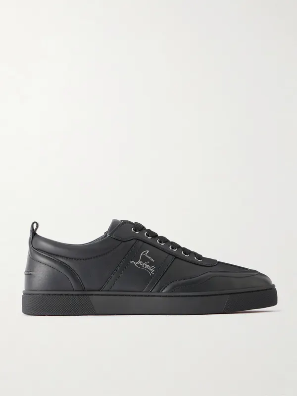 Christian Louboutin Retero Leather Sneakers Black (1260322)