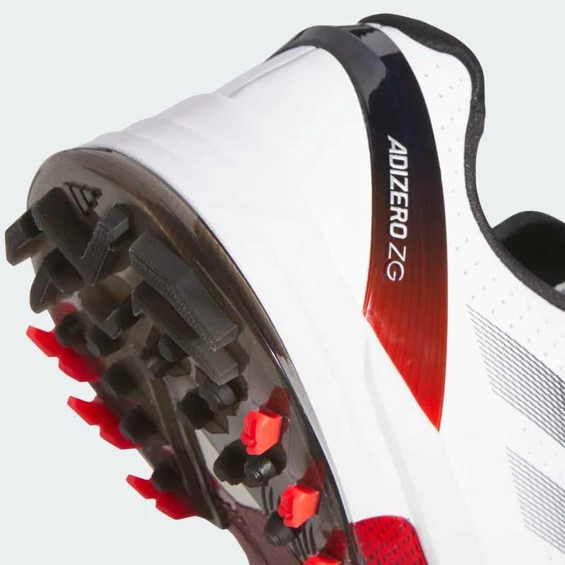 Adidas Adizero ZG Spikeless Golf “White / Lucid Red / Black” (IE3530)