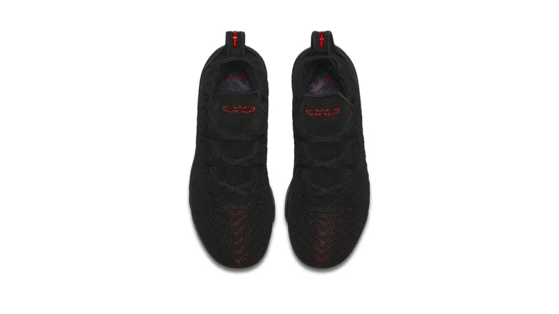Nike LeBron 16 Fresh Bred (GS) Black/Black-University Red (AQ2465-002)
