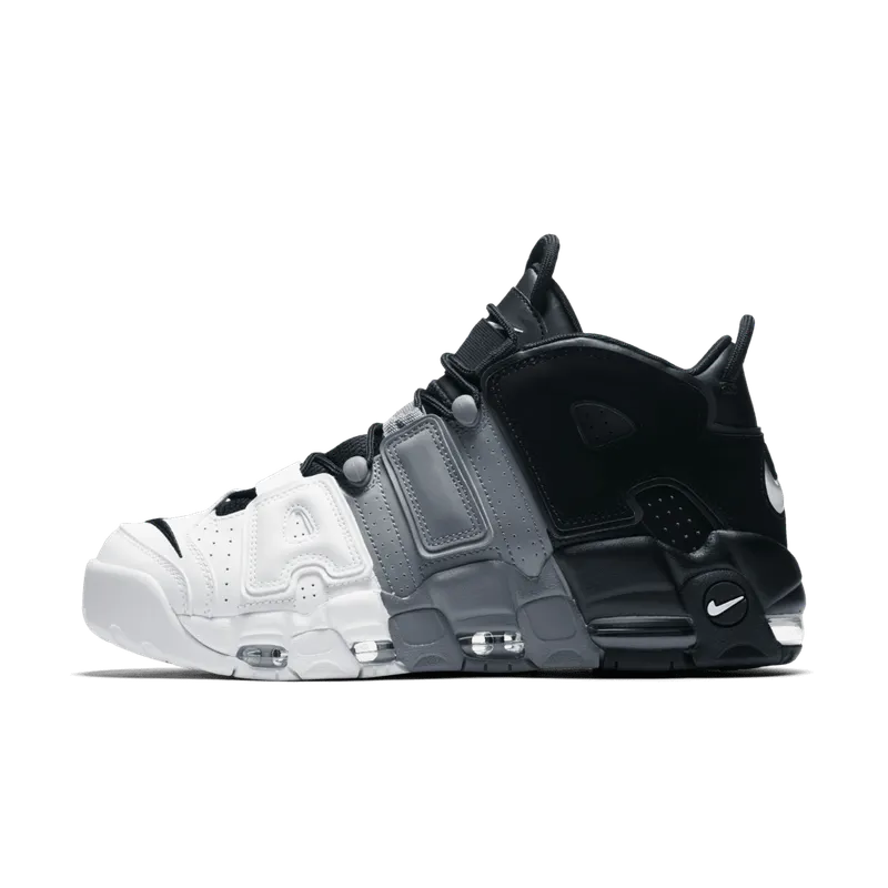 Nike Air More Uptempo Tri-Color Black/Black-Cool Grey-White (921948-002)