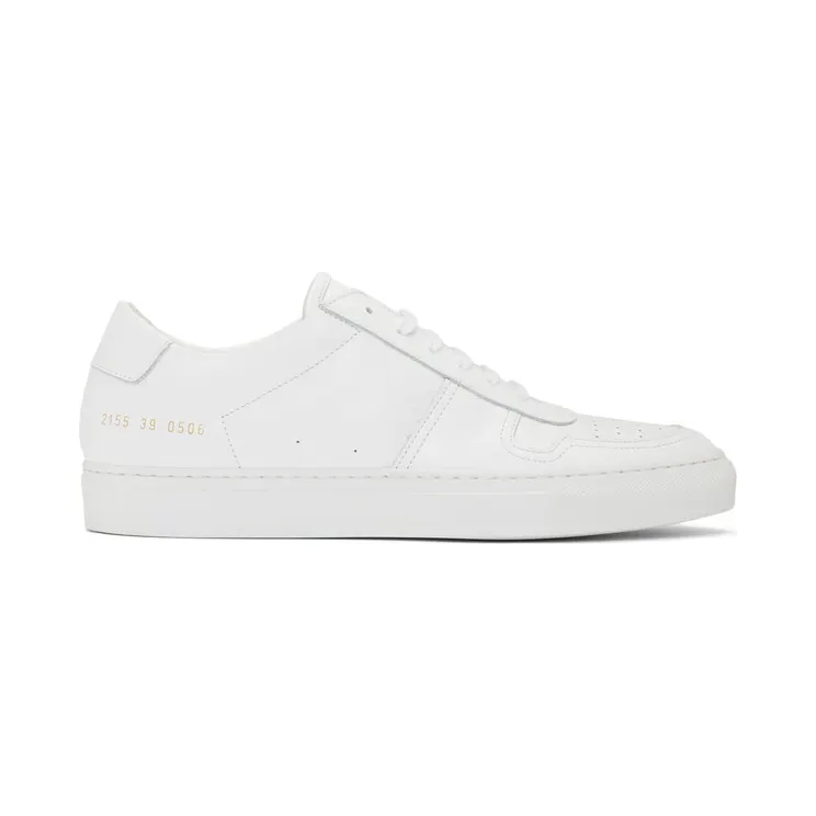 Common Projects White BBall Low Sneakers (ARTICLE 2155)