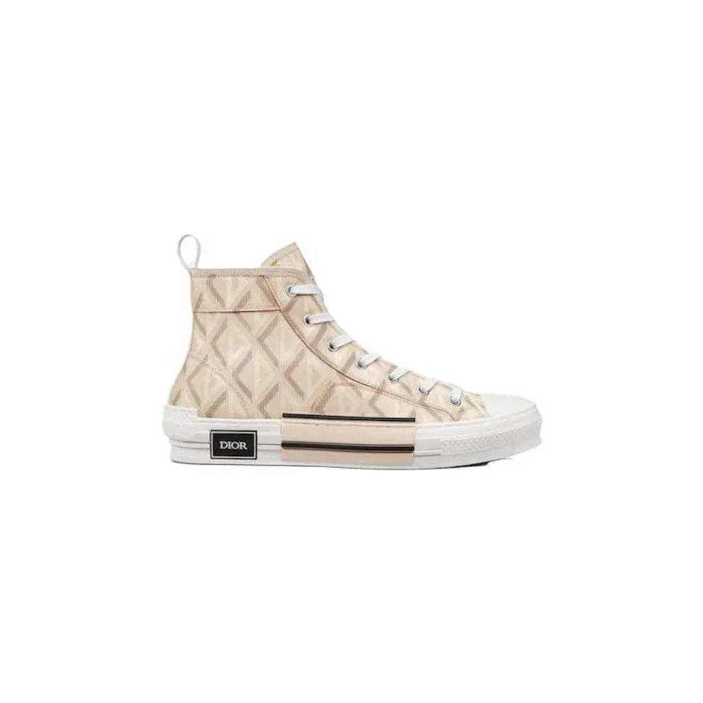 Dior B23 High Top Natural CD Diamond (3SH118ZPP_H169)