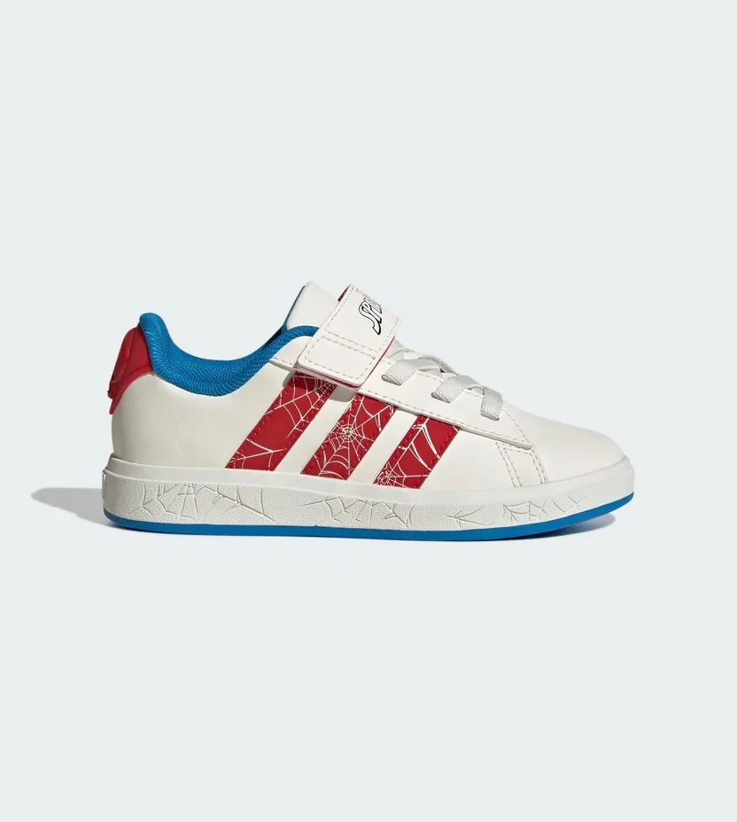Adidas adidas Marvel Spider-Man Grand Court Kids Cloud White / Pure Ruby / Bright Blue (JS0778)
