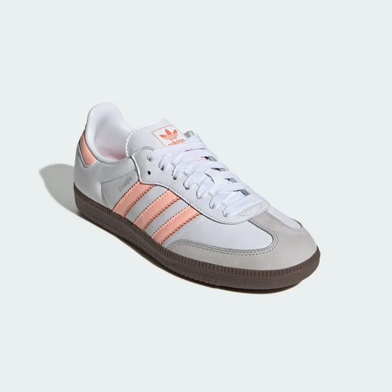 Adidas Samba OG Cloud White / Clear Orange / Semi Coral (JH5687)