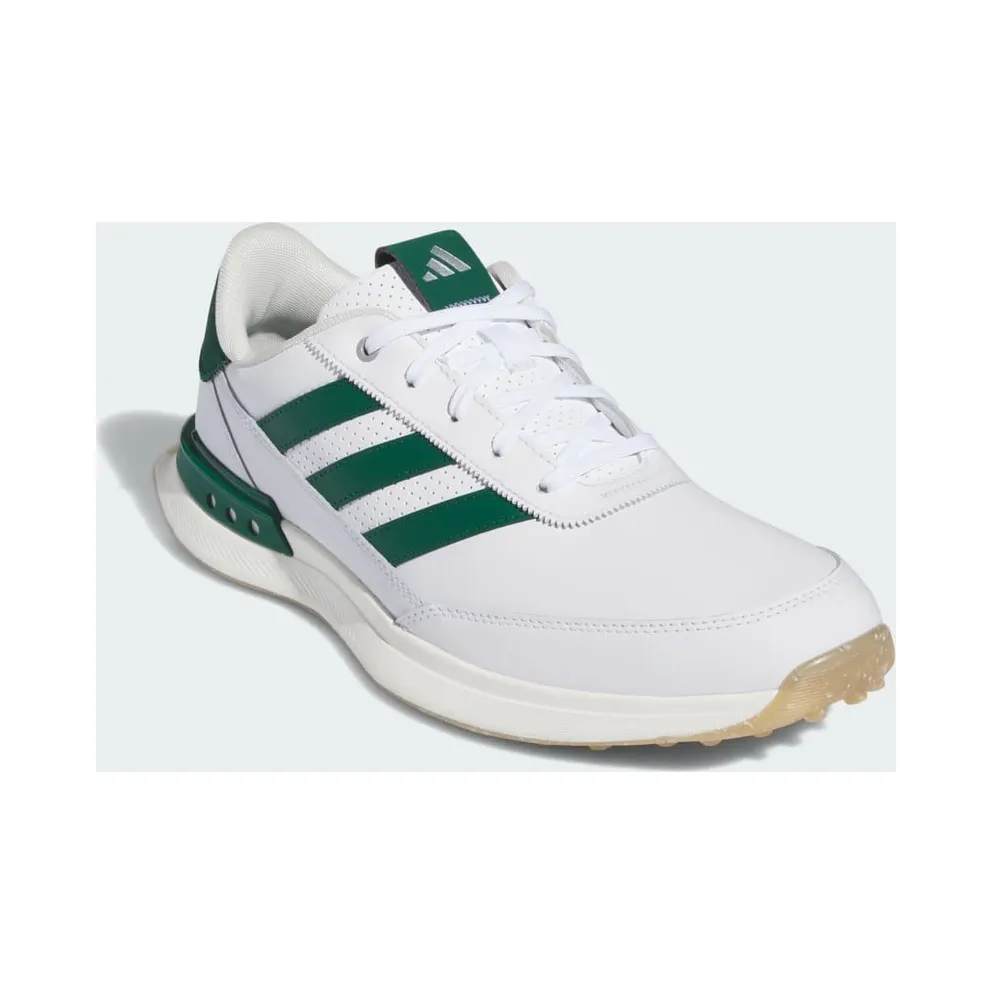 adidas S2G Spikeless Leather 24 Golf Cloud White Collegiate Green Gum (IF0299)