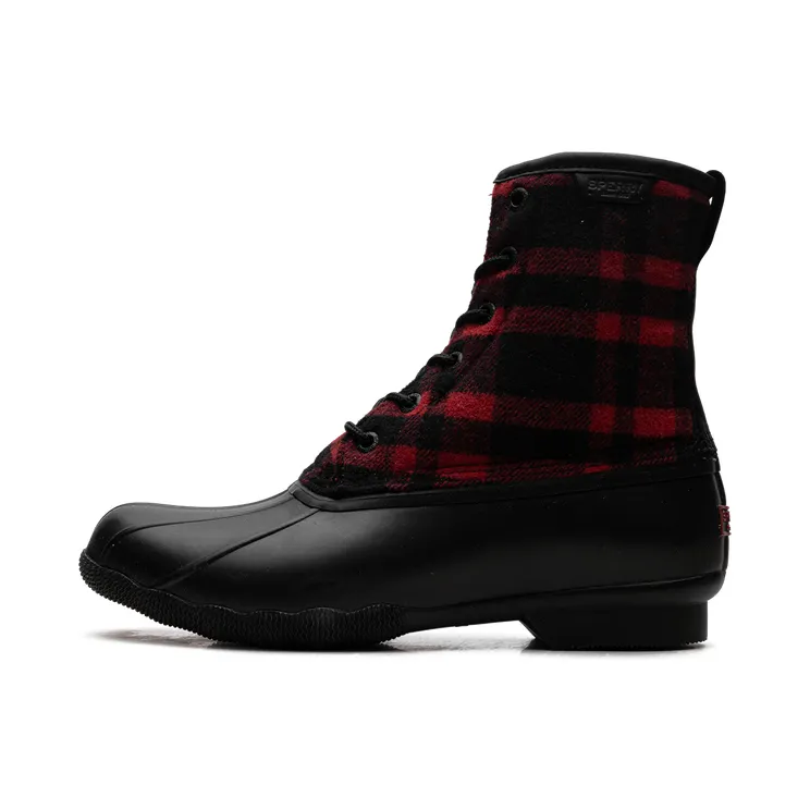 Sperry Saltwater Duck Boot “Black/Red” (STS23075)
