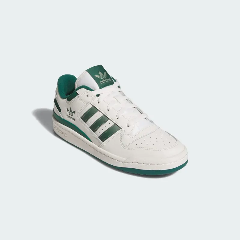 Adidas Forum Low CL Cloud White / Collegiate Green / Silver Green (JI3265)