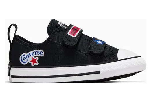 Converse Chuck Taylor All Star Easy On Sticker Stash Zwart/fever Dream/blue Slushy (A06359C)