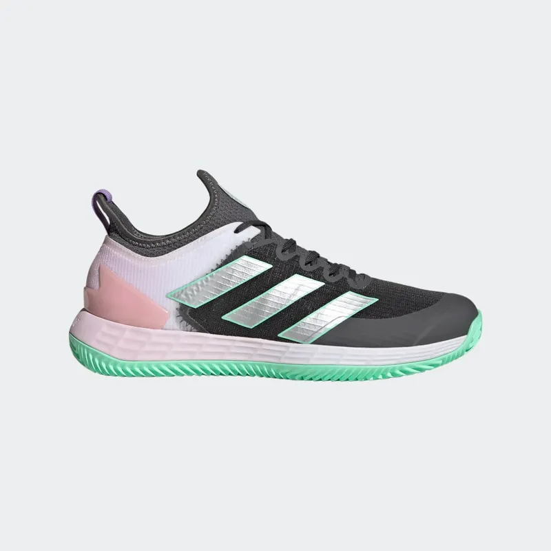 adidas adizero Ubersonic 4 Clay Court Tennis Grey Six / Silver Metallic / Violet Fusion (HQ8373)