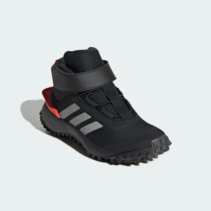 Adidas Fortatrail Kids Core Black / Silver Metallic / Bright Red (IG7263)