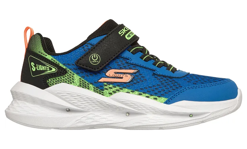 Skechers S-Lights: Meteor-Lights 2.0 Sneaker Blauw/Zwart
