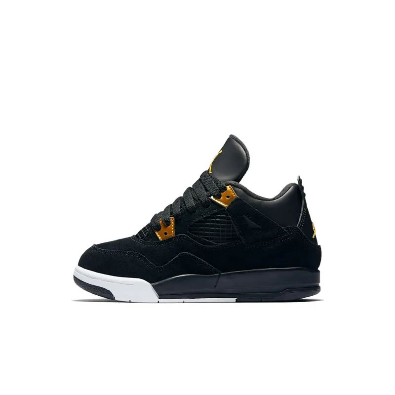 Jordan 4 Retro Royalty (PS) Black/Metallic Gold-White (308499-032)
