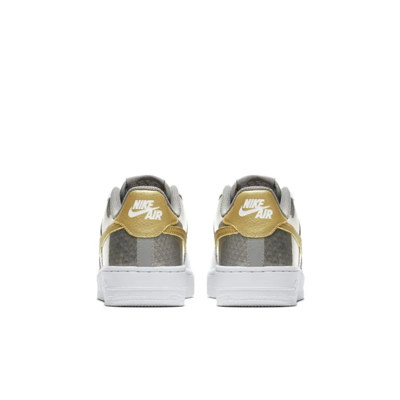Nike Air Force 1 Low Dragon Scales White (GS) White/Anthracite-Cool Grey-Metallic Gold (CI3910-100)