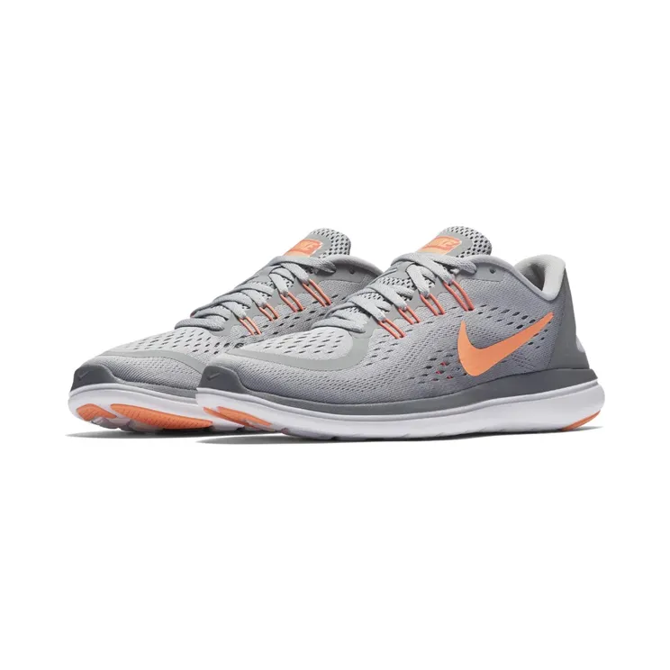 Nike Flex 2017 Rn Wolf Grey Sunset Glow (W)
