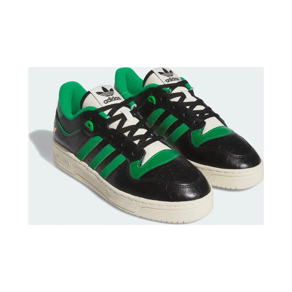 adidas Rivalry 86 Low Core Black / Green / Cream White (IE7160)