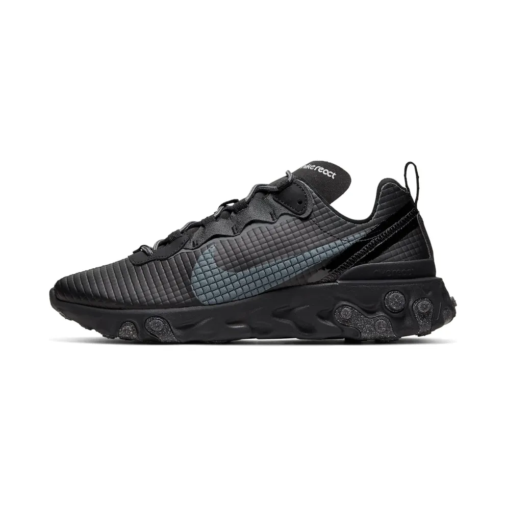 Nike React Element 55 Quilted Grids Black (2019) (CI3835-002)