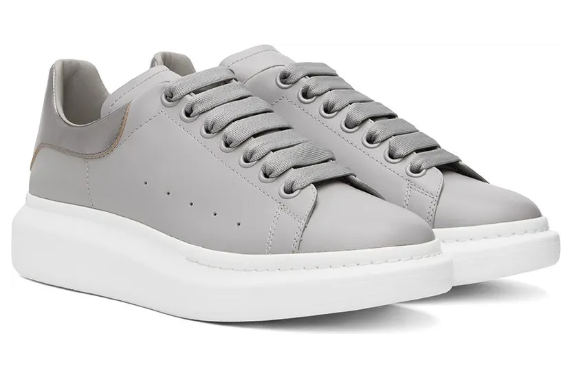 Alexander McQueen Gray Oversized 1821 TRUE GREY/SILVE (553680WICGE) (4)