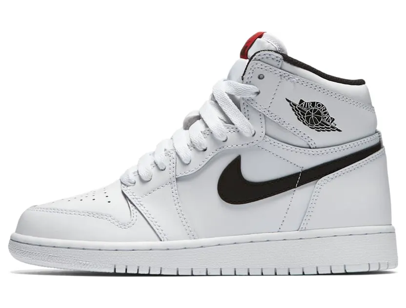 Air Jordan 1 Retro High BG Yin Yang Pack – “White / University Red / Black” (575441-102)