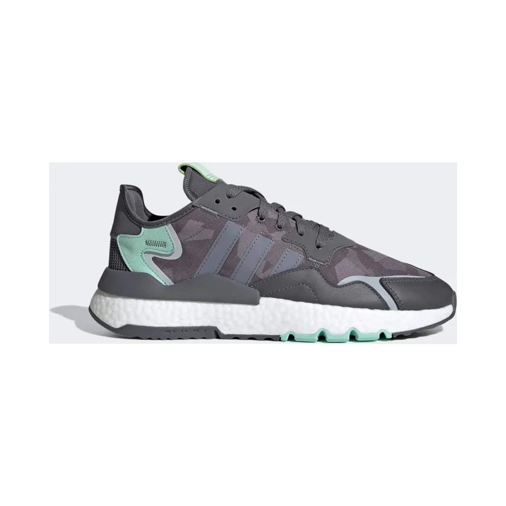 adidas Nite Jogger Schuh Grey Five / Grey Two / Blush Green (FV1311)
