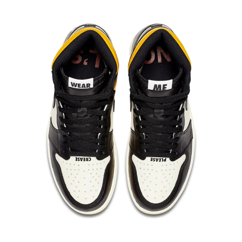 Jordan 1 Retro High “Not for Resale” Varsity Maize Sail/Black-Varsity Maize (861428-107)