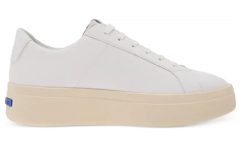 Geox Gxcp-03 leren sneakers met plateauzool – Wit (D658JA0009BC1000)