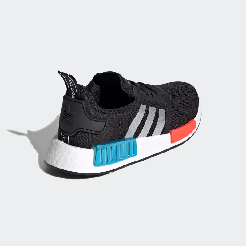 adidas NMD_R1 Core Black / Silver Metallic / Solar Red (FX5024)