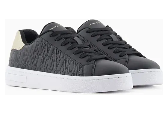 Armani Exchange Armani sneaker Black / Pale Gold (XDX165XV891T78041)