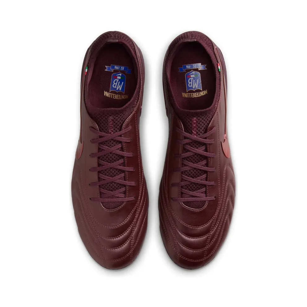 Nike Tiempo Legend 10 Elite Luxe FG Made in Italy “Montebelluna – Port Wine” (FZ1487-600)