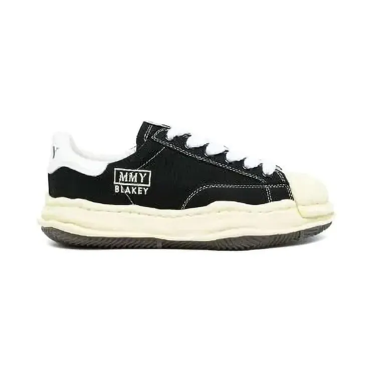 Maison Mihara Yasuhiro Blakey OG Sole Vintage Canvas Low Black (A09FW732-BLK)
